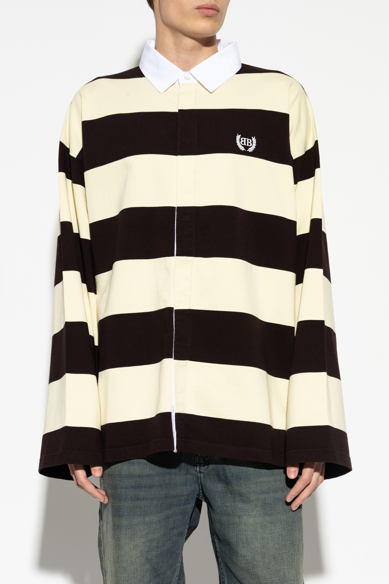 Balenciaga Shirt with stripe pattern | Men's | Vitkac